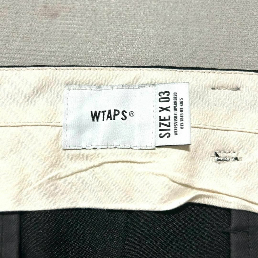 W)taps - 美品 WTAPS ツータック ワイド ポリスラックス W)taps - 美品 WTAPS ツータック ワイド ポリスラックス