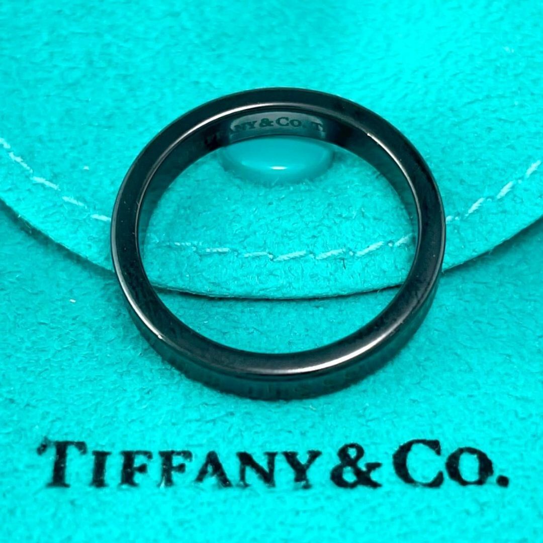 Tiffany & Co. - ティファニー ナロー リング ブラック チタン Tiffany & Co. - ティファニー ナロー リング ブラック チタン