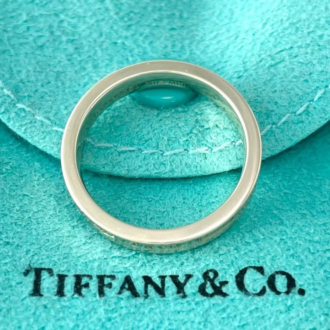 Tiffany & Co. - ティファニー 美品 メタル ナロー リング 19号 Tiffany & Co. - ティファニー 美品 メタル ナロー リング 19号