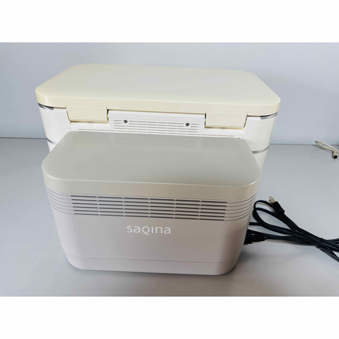 値下げsaqinabijou サキナビジュー高級美顔器　フェイスケアー　送料込み スマホ/家電/カメラの美容/健康(フェイスケア/美顔器)の商品写真