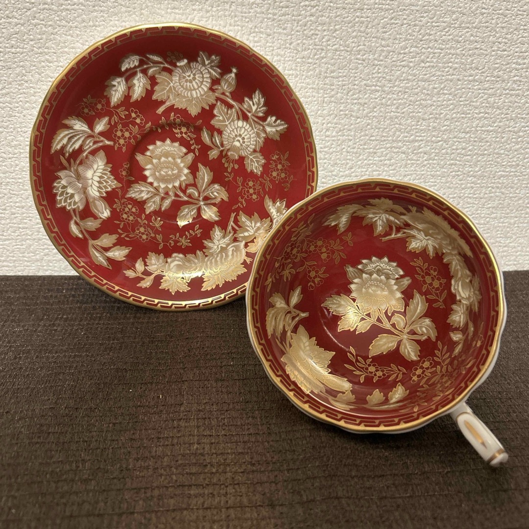 WEDGWOOD - ウェッジウッド トンキン ルビー ピオニー ティー WEDGWOOD - ウェッジウッド トンキン ルビー ピオニー ティー