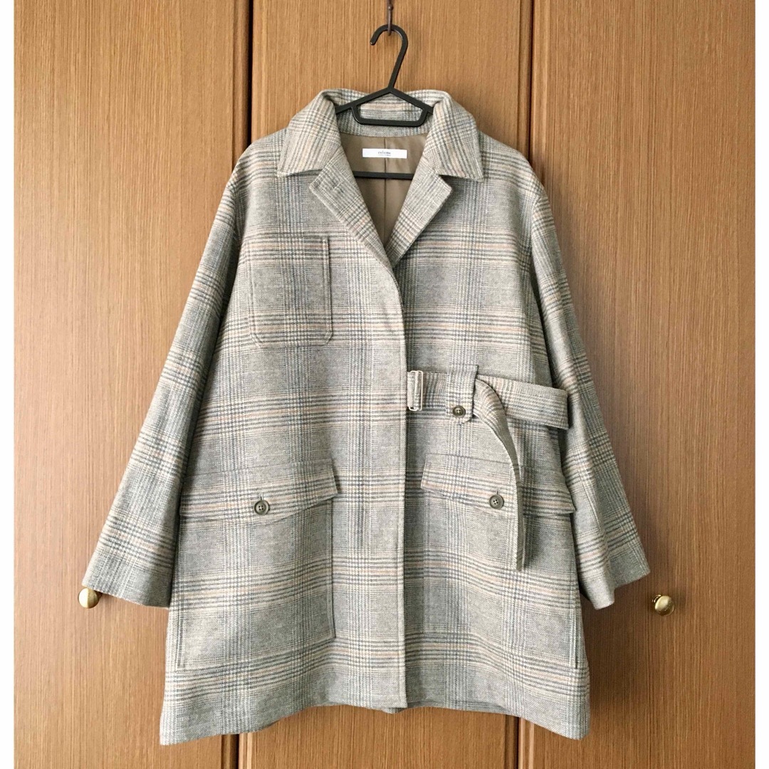 JOURNAL STANDARD(ジャーナルスタンダード)の美品 JOURNAL STANDARD relume カバーオール ジャケット レディースのジャケット/アウター(Gジャン/デニムジャケット)の商品写真