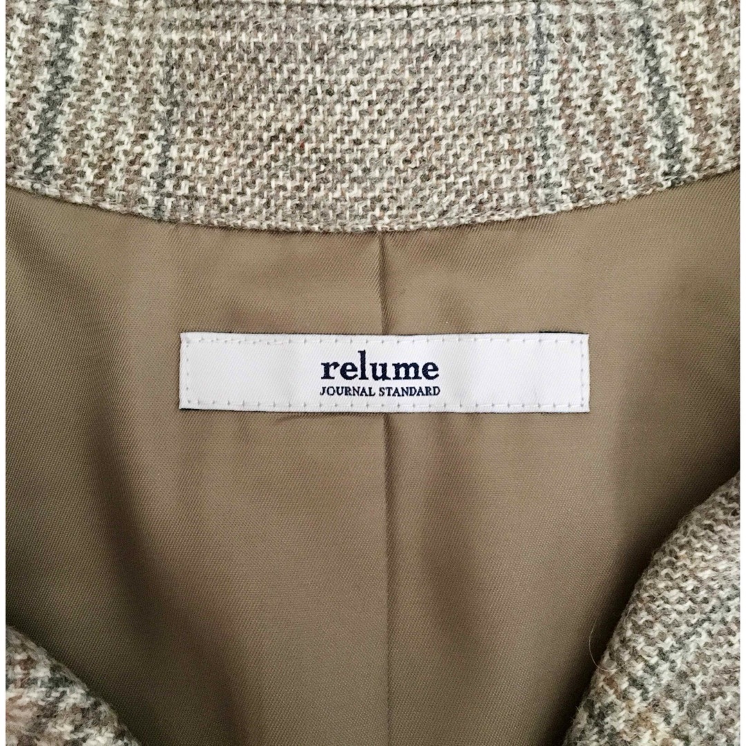 JOURNAL STANDARD(ジャーナルスタンダード)の美品 JOURNAL STANDARD relume カバーオール ジャケット レディースのジャケット/アウター(Gジャン/デニムジャケット)の商品写真