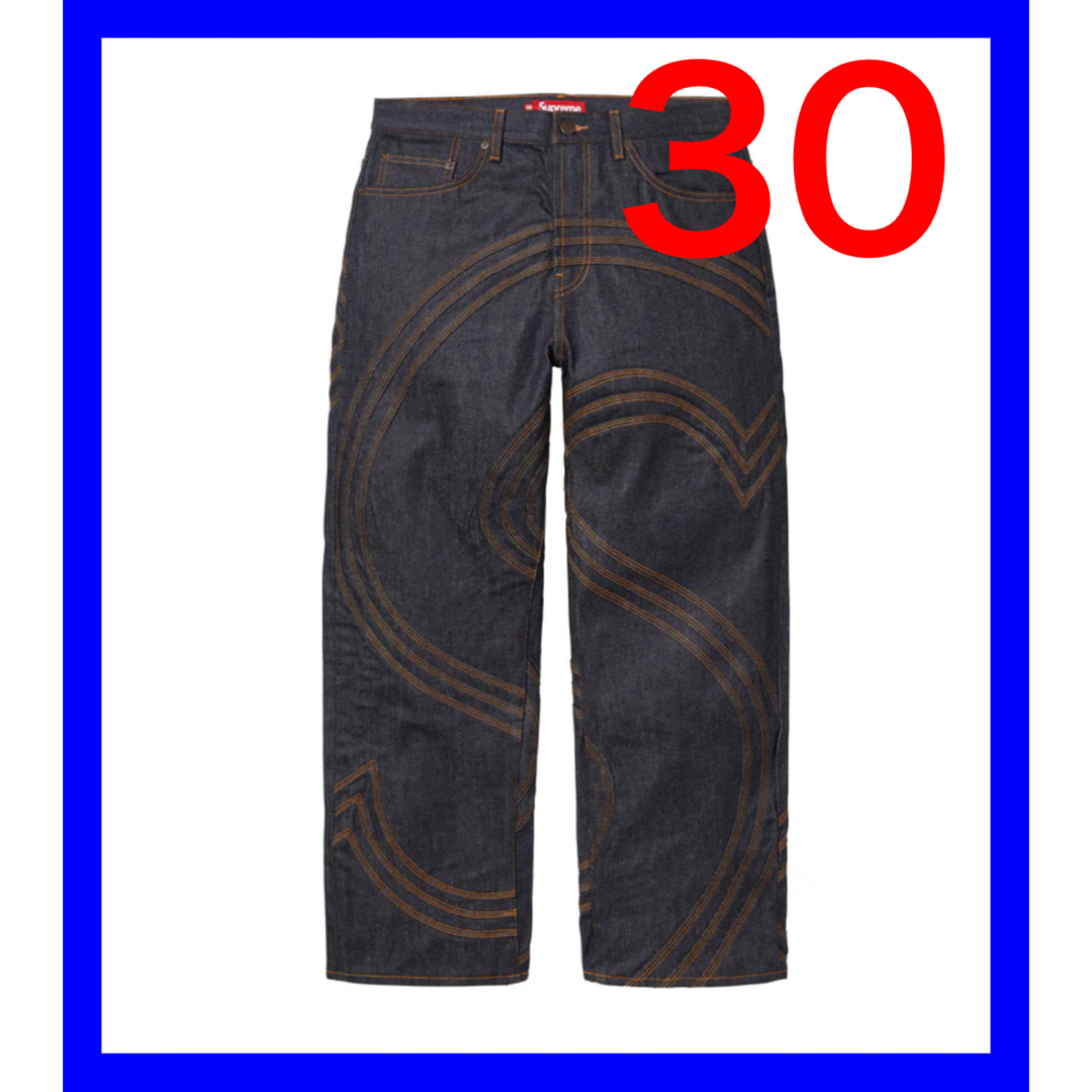 Supreme - 30 Supreme S Logo Rigid Baggy Jean Rigidの通販 by Supreme - 30 Supreme S Logo Rigid Baggy Jean Rigidの通販 by