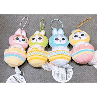 mofusand モフサンド イースターにゃんマスコット 4種セット mofusand モフサンド イースターにゃんマスコット 4種セット