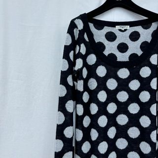 ナチュラルビューティーベーシック(NATURAL BEAUTY BASIC)の極美品✨ ナチュラルナチュラルビューティーベーシック ニット 長袖 水玉 (ニット/セーター)