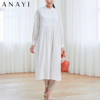 ANAYI - 美品 ANAYI アナイ カリグラフィープリント ワンピース ANAYI - 美品 ANAYI アナイ カリグラフィープリント ワンピース