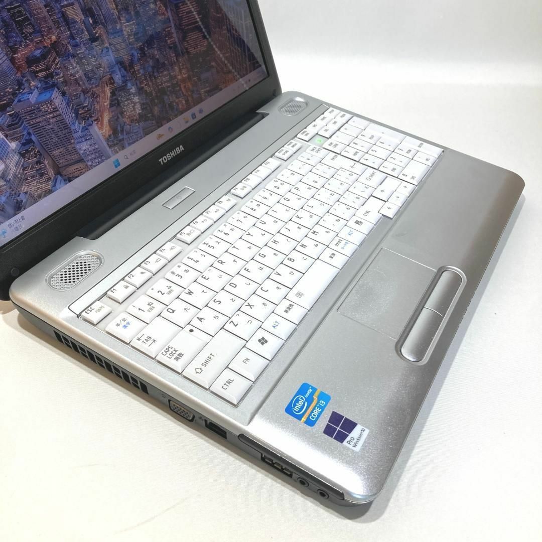 東芝 - 初心者向け✨快速i3・オフィス付◇シルバー◇すぐ使える 東芝 - 初心者向け✨快速i3・オフィス付◇シルバー◇すぐ使える