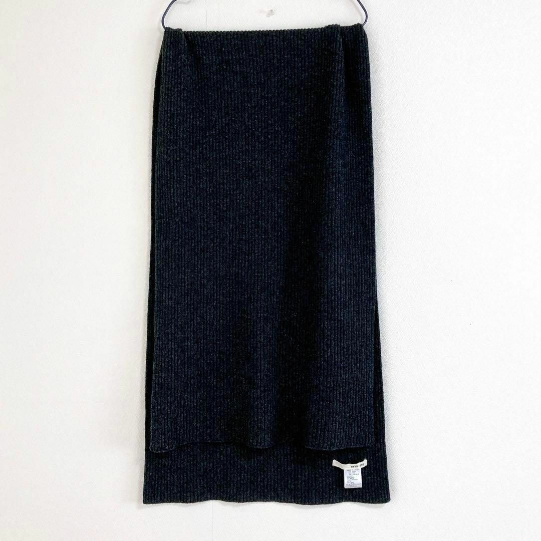 evam eva - evam eva 畦編み ウール ヤク カシミヤ ストール evam eva - evam eva 畦編み ウール ヤク カシミヤ ストール