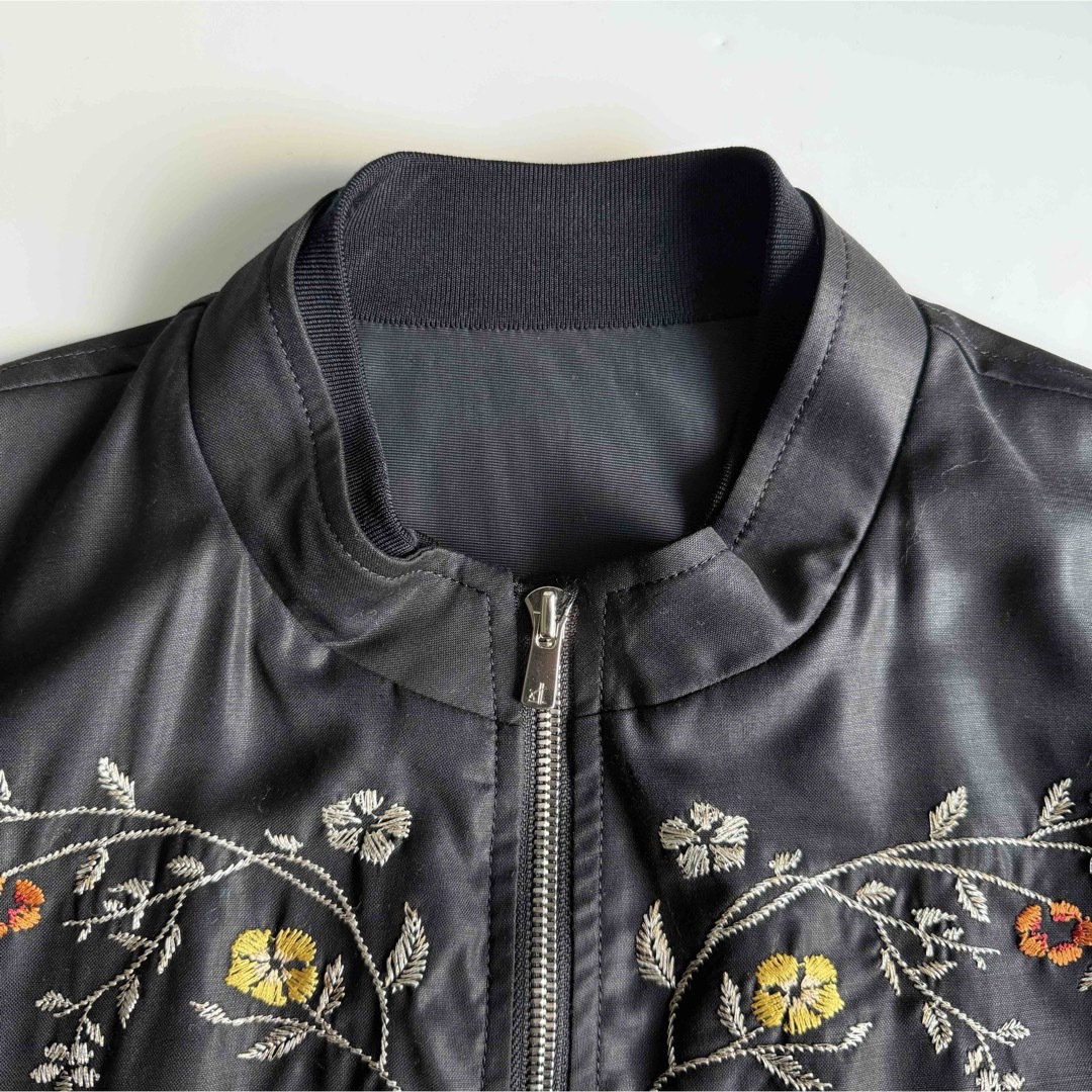 ARTISAN - 未使用 ARTISAN embroidery wool jacket blackの通販 ARTISAN - 未使用 ARTISAN embroidery wool jacket blackの通販