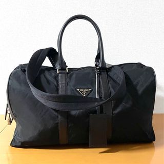 PRADA - PRADA プラダ チェーンバッグ ボストンバッグ 黒 PRADA - PRADA プラダ チェーンバッグ ボストンバッグ 黒