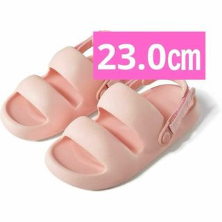 [posee] EVA厚底サンダル レディース 可愛いマシュマロサンダル ファッ(ノーカラージャケット)