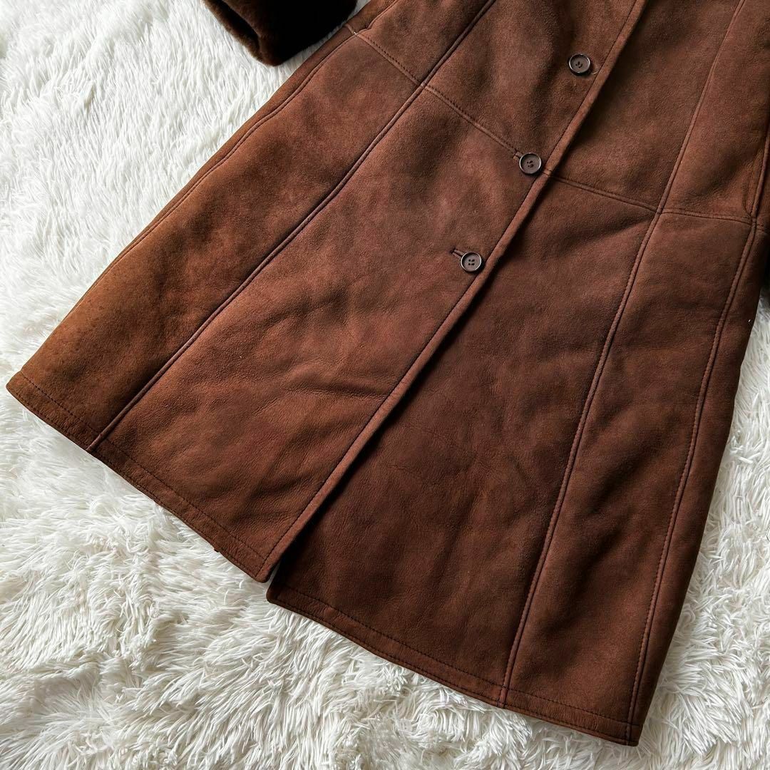 LOEWE - ◎vintage◎ LOEWE リアルシープムートン ロングコート LOEWE - ◎vintage◎ LOEWE リアルシープムートン ロングコート