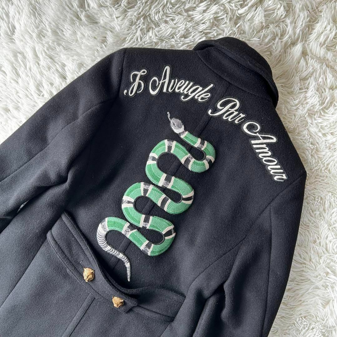 【特別送料無料!】 GUCCI - ◎Rare現行◎GUCCI キングスネーク×タイガー×Bee ジャケット・アウター