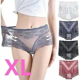 [CHUJNX] レース ショーツ レディース セクシー 総 女性 下着 パンテ(ノーカラージャケット)