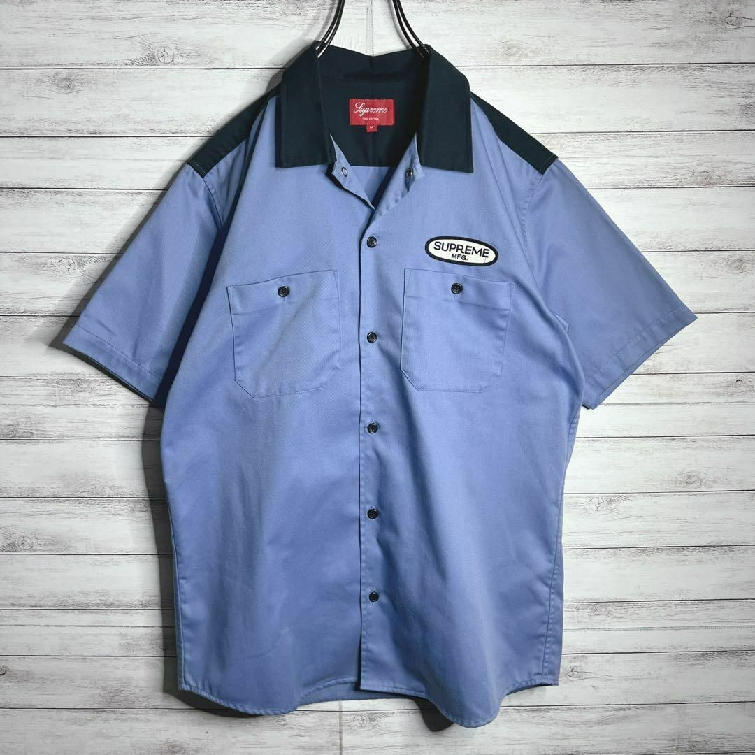 Supreme - 【入手困難!!】シュプリーム ✈︎ワークシャツ 刺繍 Supreme - 【入手困難!!】シュプリーム ✈︎ワークシャツ 刺繍