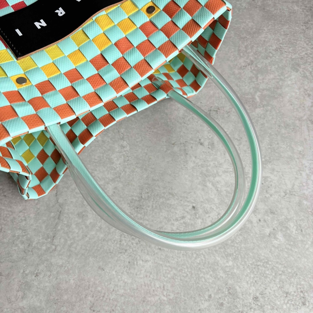 MARNI - 【極美品】MARNI マーケット ピクニック カゴバッグ MARNI - 【極美品】MARNI マーケット ピクニック カゴバッグ