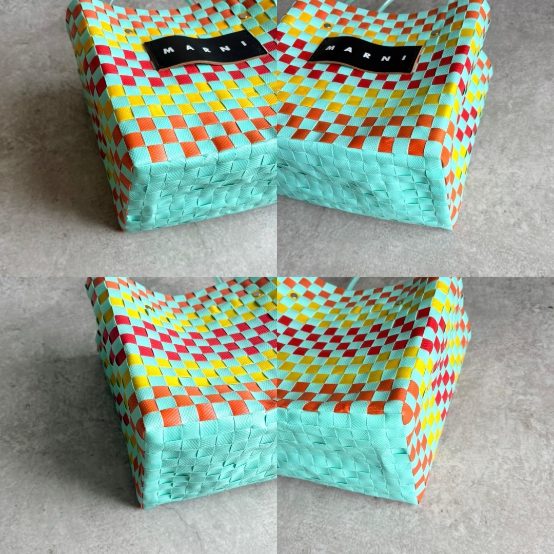 MARNI - 【極美品】MARNI マーケット ピクニック カゴバッグ MARNI - 【極美品】MARNI マーケット ピクニック カゴバッグ