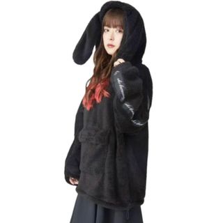 Ank Rouge - REFLEM/レフレム うさ耳 BIGファーパーカー Ank Rouge - REFLEM/レフレム うさ耳 BIGファーパーカー