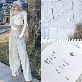 Darich - ダーリッチ 新品未使用 スウェットワイドサロペット Darich - ダーリッチ 新品未使用 スウェットワイドサロペット