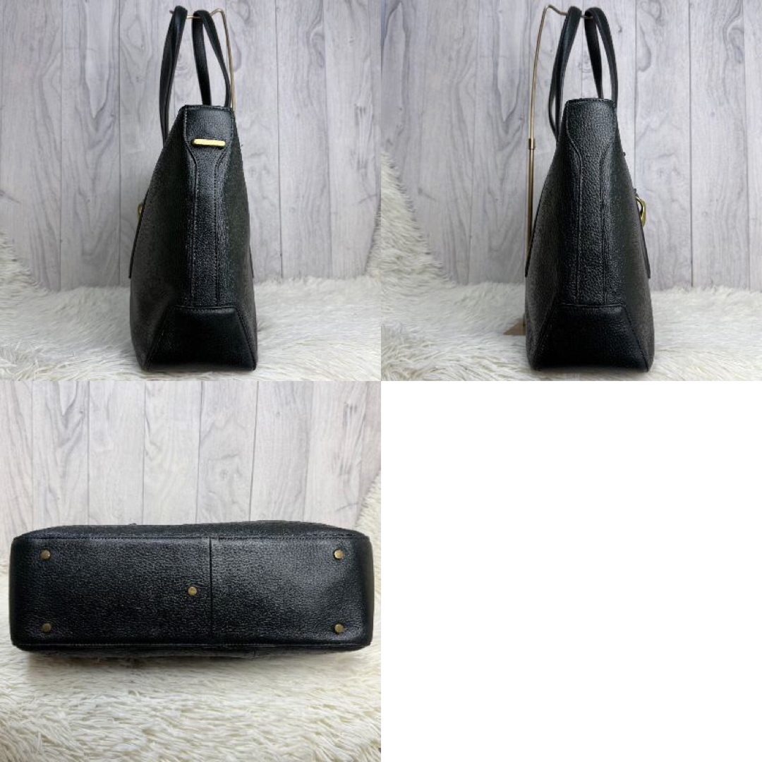 極美品♡A4可♡ETiAM エティアム シュリンクレザー 2way トート 極美品♡A4可♡ETiAM エティアム シュリンクレザー 2way トート