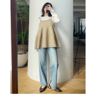 SeaRoomlynn - 完売 searoomlynn Ribbon Yarn フレアニット SeaRoomlynn - 完売 searoomlynn Ribbon Yarn フレアニット