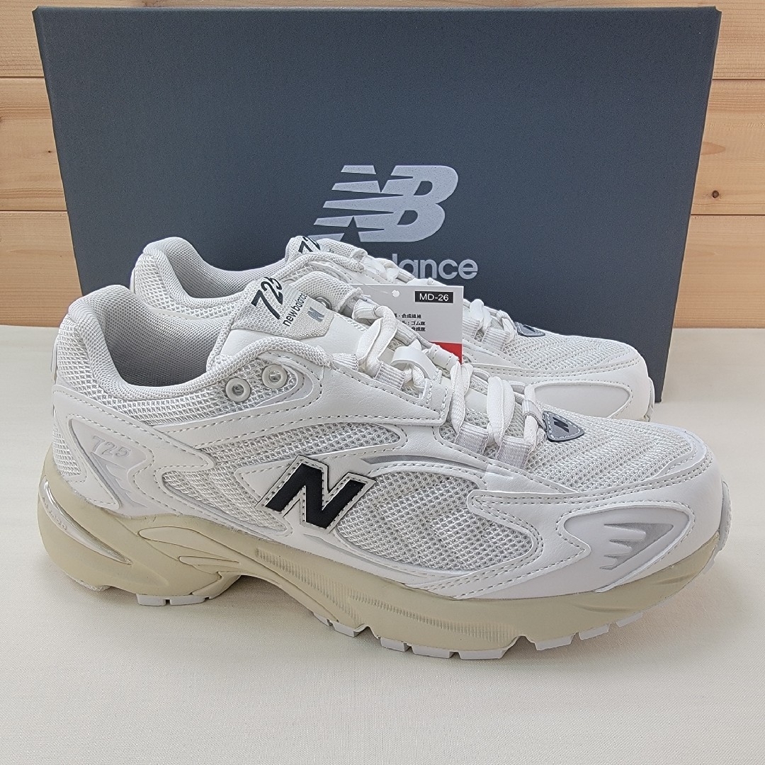 New Balance - ニューバランス ML725CA ホワイト 24cmの通販 by New Balance - ニューバランス ML725CA ホワイト 24cmの通販 by