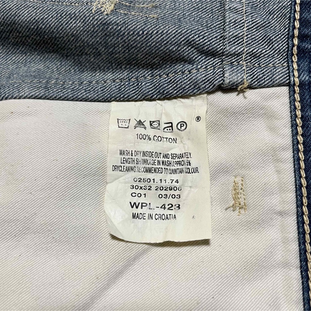 EURO LEVI'S - LEVIS RED BILLY BOB クロアチア製 ワーク期 03AW EURO LEVI'S - LEVIS RED BILLY BOB クロアチア製 ワーク期 03AW