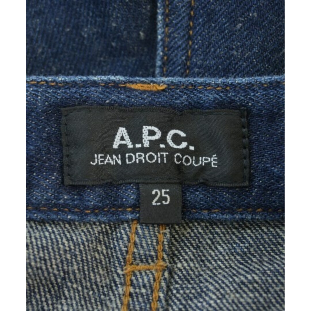 A.P.C. アーペーセー デニムパンツ 25(S位) インディゴ(デニム A.P.C. アーペーセー デニムパンツ 25(S位) インディゴ(デニム
