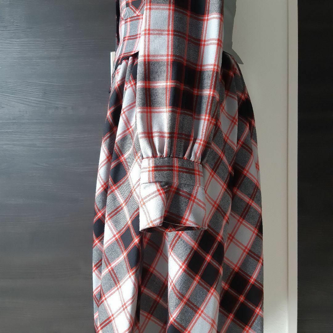 VENTILO COLLECTION 昭和レトロ Y2Kワンピース チェック柄 レディースのワンピース(ロングワンピース/マキシワンピース)の商品写真