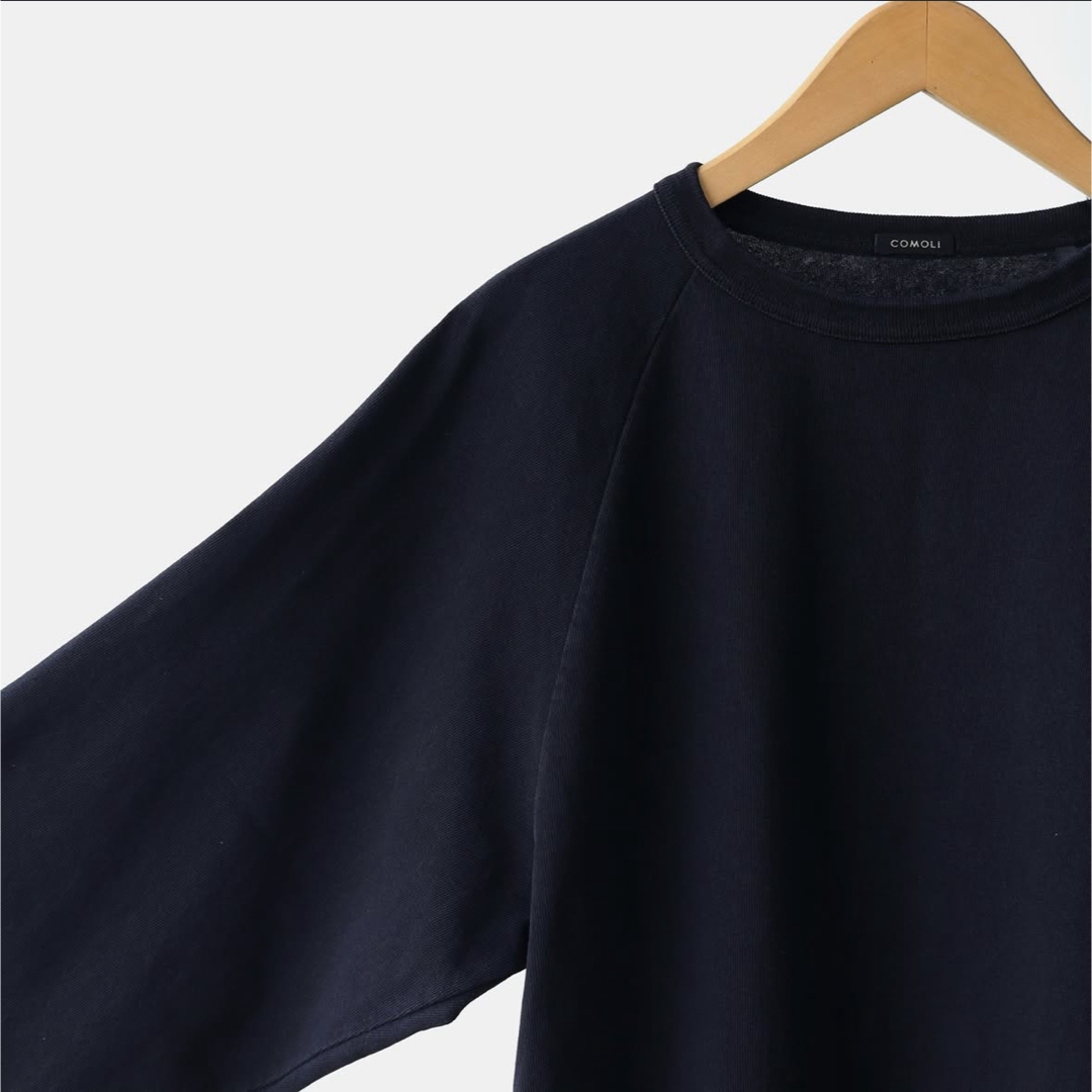 COMOLI - COMOLI 25SS コットンジャージベースボールTシャツ COMOLI - COMOLI 25SS コットンジャージベースボールTシャツ