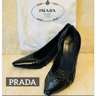 PRADA - PRADA(プラダ) パンプス 34 1/2 レディース レッド PRADA - PRADA(プラダ) パンプス 34 1/2 レディース レッド