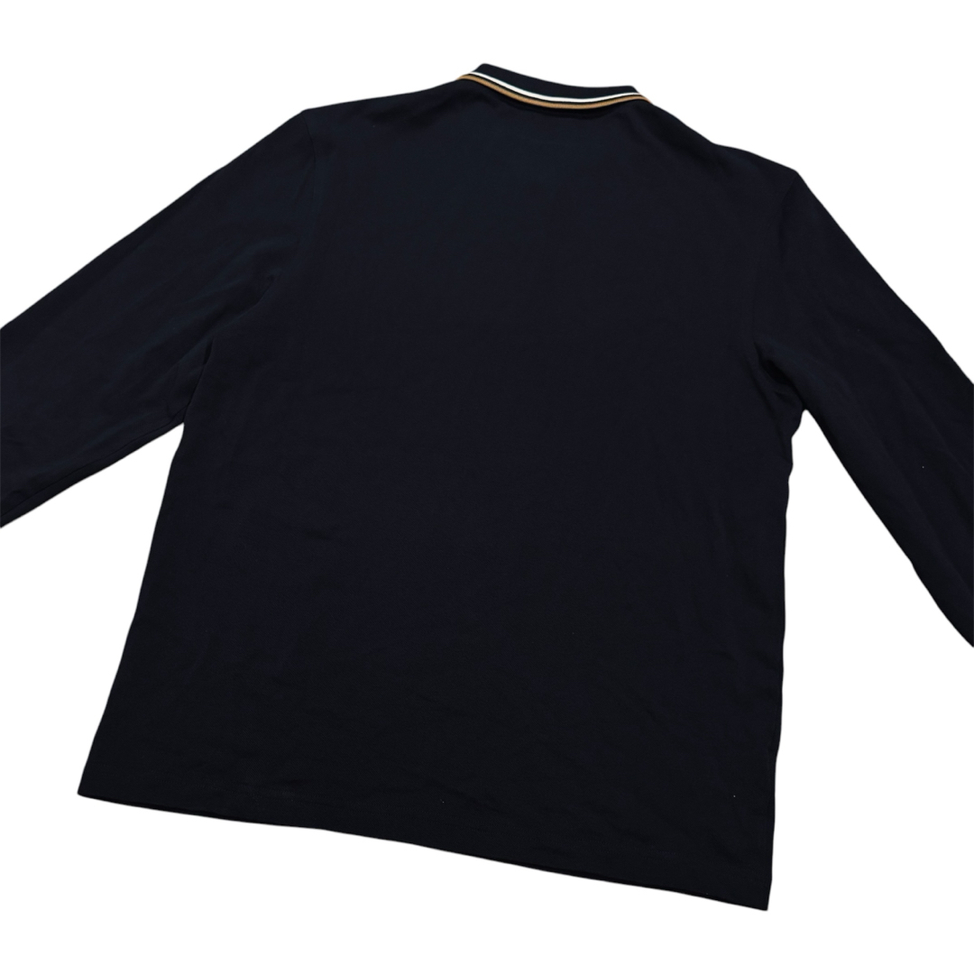 FRED PERRY - 【入手困難】FRED PERRY 長袖ポロシャツ L 濃紺 FRED PERRY - 【入手困難】FRED PERRY 長袖ポロシャツ L 濃紺