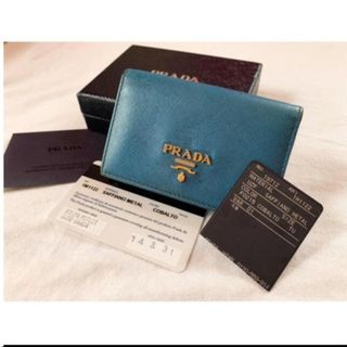 PRADA - PRADA カードケース パスケース サフィアーノ レザー PRADA - PRADA カードケース パスケース サフィアーノ レザー