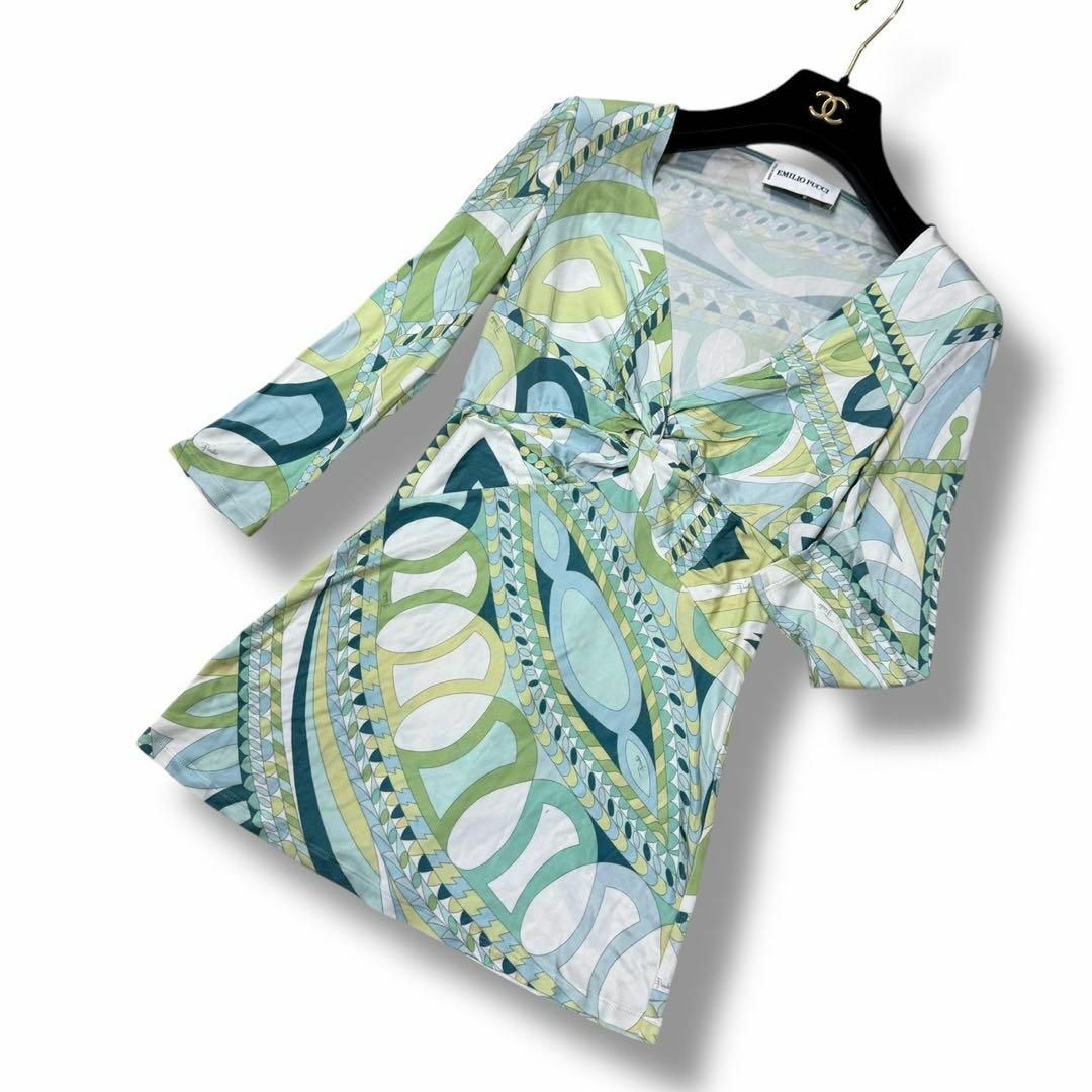 EMILIO PUCCI - 近年モデル✨EMILIO PUCCI 524 プッチ柄 7分袖 カットソー