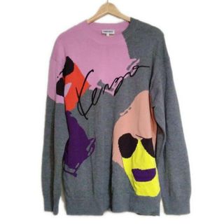 KENZO - 【美品】KENZO PARIS マルチボーダーニット コットンの KENZO - 【美品】KENZO PARIS マルチボーダーニット コットンの