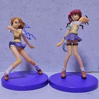 カドカワショテン(角川書店)の御坂美琴＆白井黒子フィギュア（とある魔術の禁書目録）(アニメ/ゲーム)