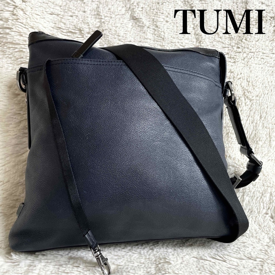 TUMI - TUMI トゥミ オールレザー 本革 クロスボディ ショルダー TUMI - TUMI トゥミ オールレザー 本革 クロスボディ ショルダー