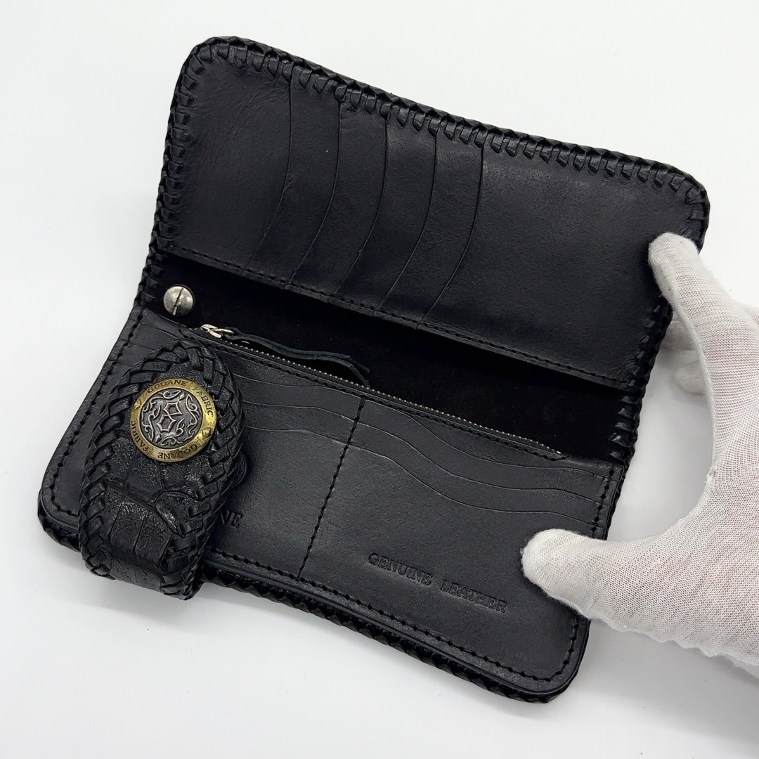 GODANE - 【希少+美品】GODANE ゴダン クロコダイル バイカーズ GODANE - 【希少+美品】GODANE ゴダン クロコダイル バイカーズ