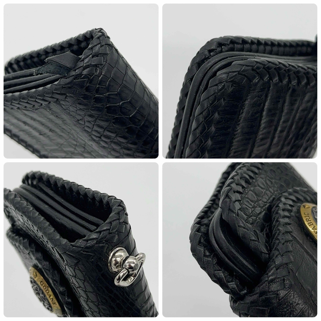 GODANE - 【希少+美品】GODANE ゴダン クロコダイル バイカーズ GODANE - 【希少+美品】GODANE ゴダン クロコダイル バイカーズ