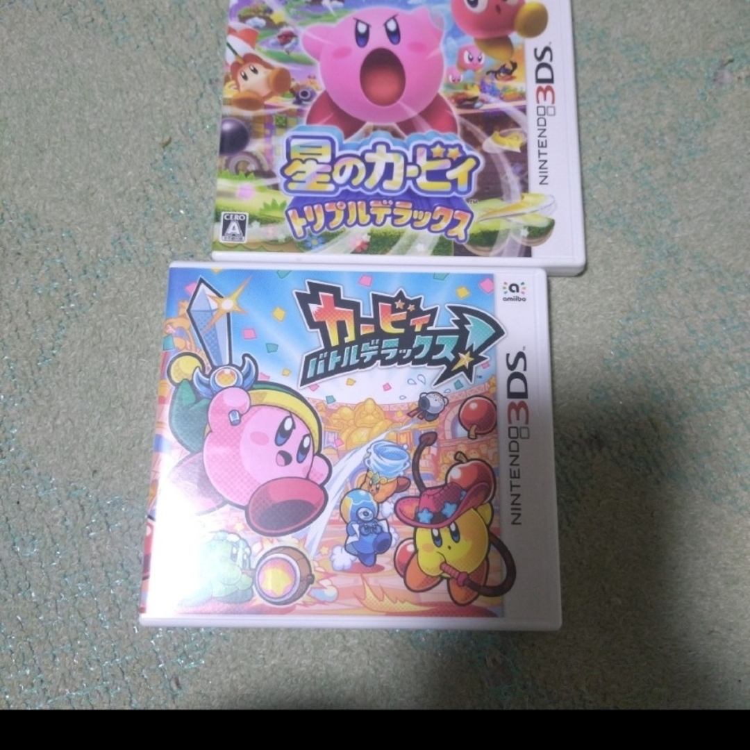 【お得】星のカービィトリプルデラックス バトルデラックス 3DS ソフト エンタメ/ホビーのゲームソフト/ゲーム機本体(携帯用ゲームソフト)の商品写真