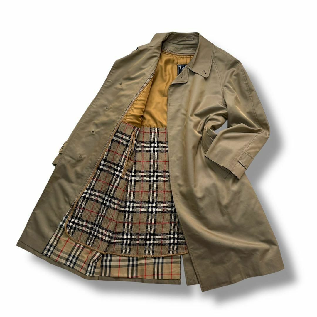 BURBERRY - バーバリー カシミヤ シルク ステンカラーコート BURBERRY - バーバリー カシミヤ シルク ステンカラーコート