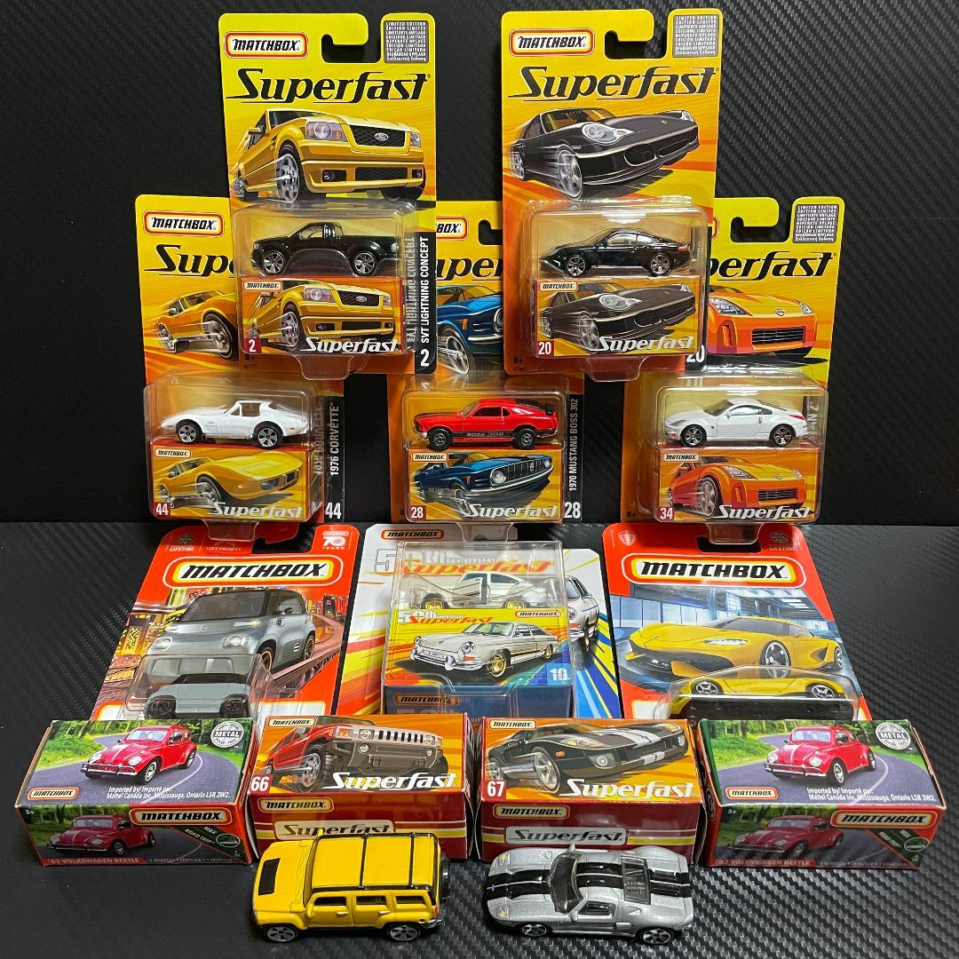 MATTEL - MATCHBOX １２台セット　値下げ！