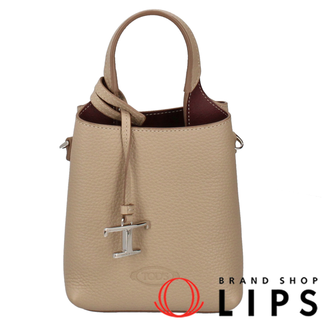 TOD'S - トッズ マイクロ Tタイムレス 2WAYバッグ XBWAPAT900 TOD'S - トッズ マイクロ Tタイムレス 2WAYバッグ XBWAPAT900