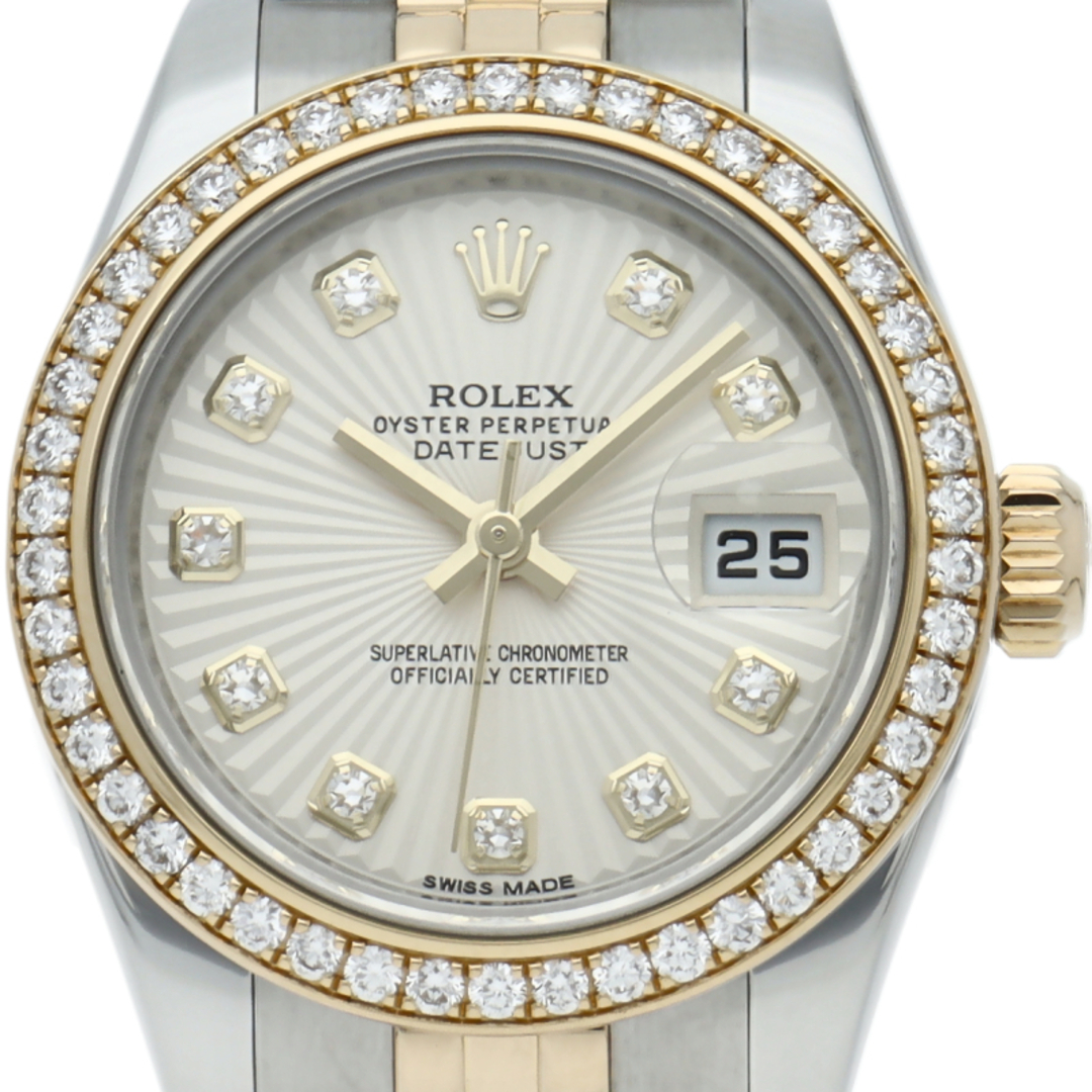 ROLEX - ロレックス デイトジャスト レディース時計 ダイヤ ROLEX - ロレックス デイトジャスト レディース時計 ダイヤ