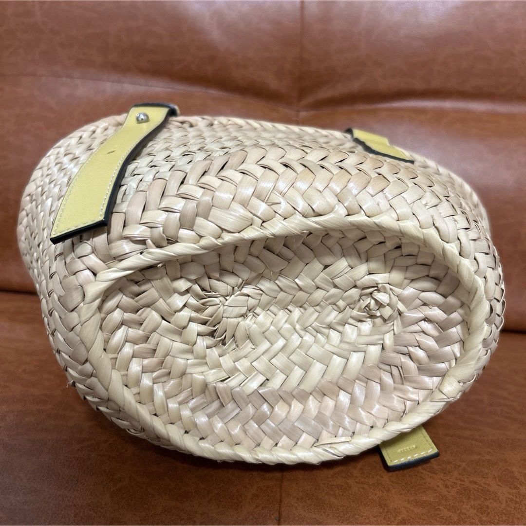 LOEWE - 極美品 LOEWE イエロー かごバッグの通販 by marumi LOEWE - 極美品 LOEWE イエロー かごバッグの通販 by marumi