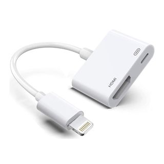 iPhone hdmi変換ケーブル ライトニング 設定不要APP不要　給電不要 (映像用ケーブル)