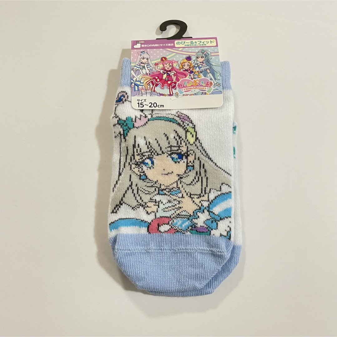 【３足セット】わんだふるぷりきゅあ 靴下 15-20cm キッズ/ベビー/マタニティのこども用ファッション小物(靴下/タイツ)の商品写真