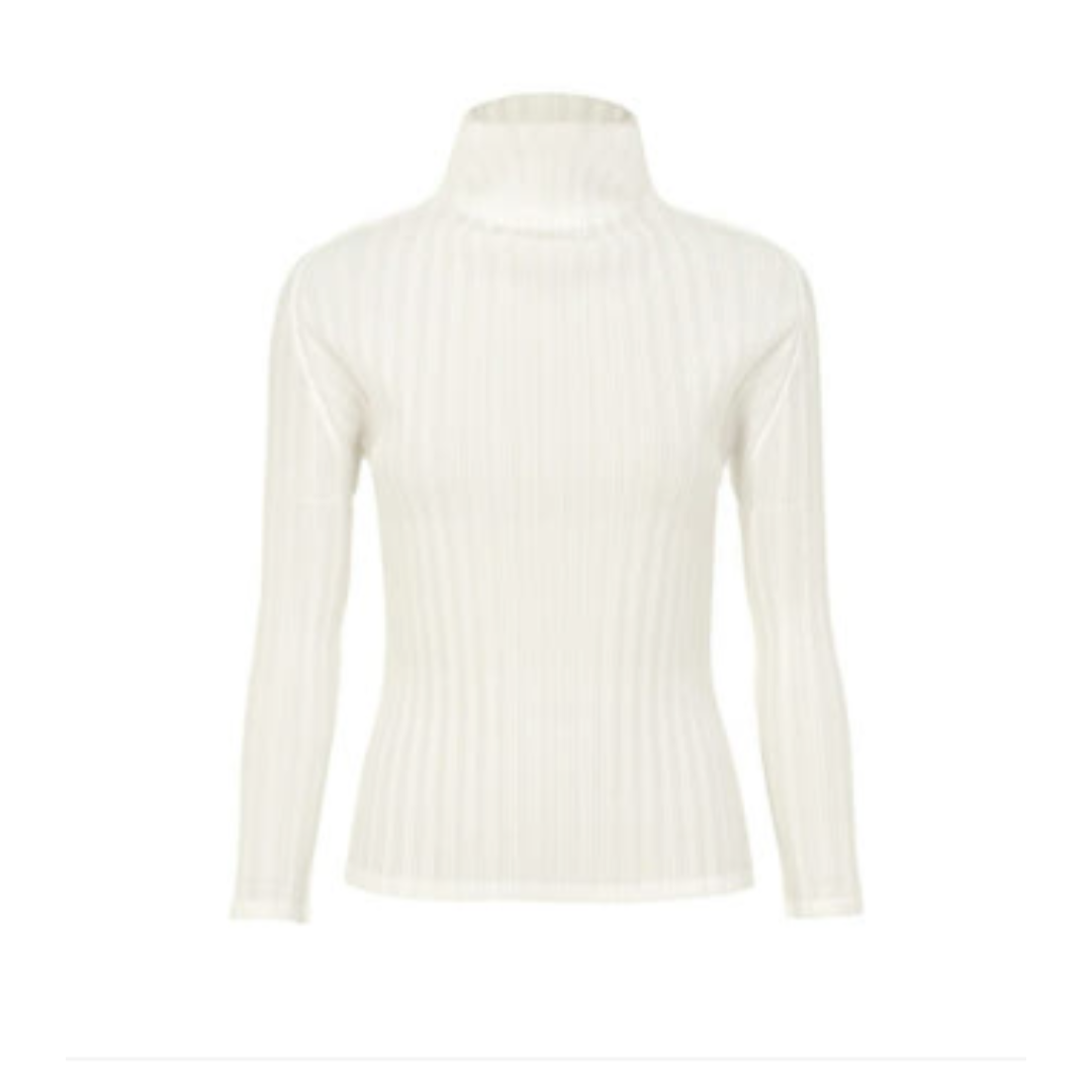 PLEATS PLEASE ISSEY MIYAKE - PLEATS PLEASE ISSEY MIYAKE ハイネック長袖シャツ