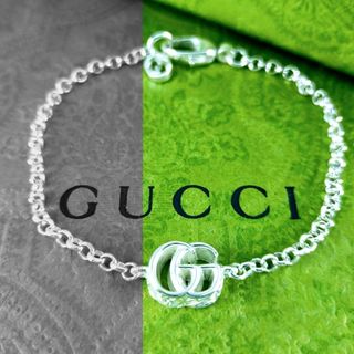 GUCCI - 【超レア 廃盤美品】GUCCI ダブルG ブレスレット 燻加工 GUCCI - 【超レア 廃盤美品】GUCCI ダブルG ブレスレット 燻加工